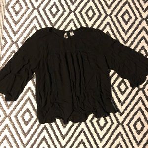 Old Navy black Flowy shirt
